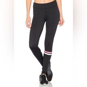 Lilybod Loulou Leggings Full Length High  Rise Waist Phantom Black Size Small